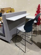 Charger l'image dans la galerie, Dauphin Privacy Bench c/w Rear Counter Top &amp; (2) Haworth Maari Stools - Advanced Business Interiors Store

