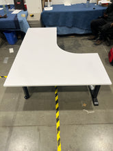 Charger l'image dans la galerie, Height Adjustable L-Shaped Desk - Advanced Business Interiors Store

